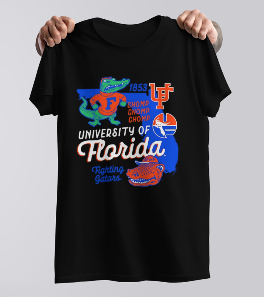 University Of Florida Fighting Gators Chomp Chomp Chomp 1986 U Of F T-Shirt