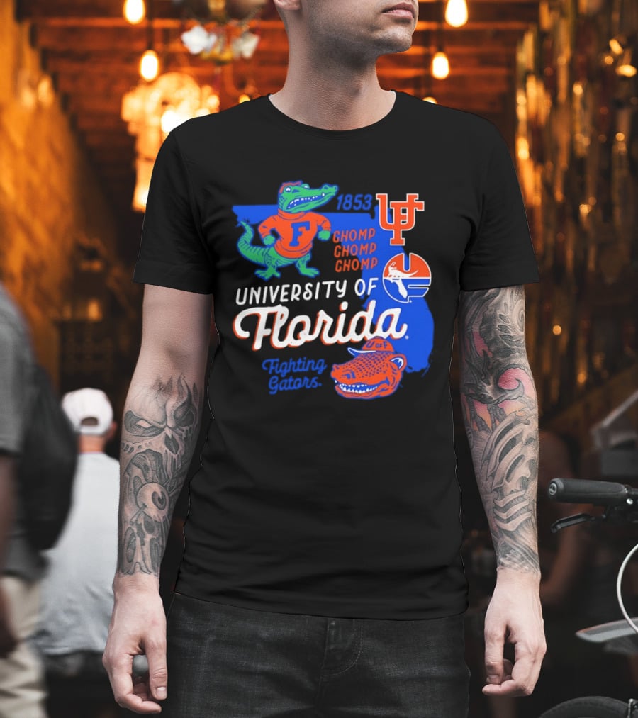 University Of Florida Fighting Gators Chomp Chomp Chomp 1986 U Of F T-Shirt