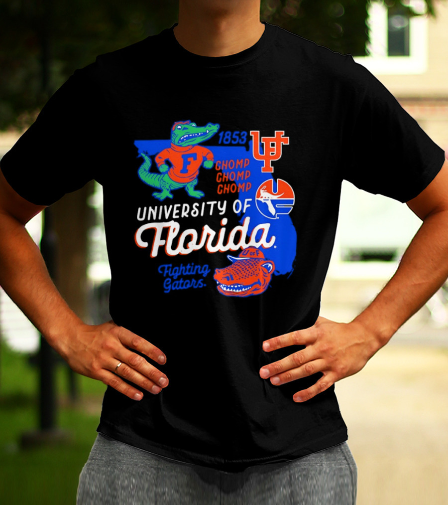 University Of Florida Fighting Gators Chomp Chomp Chomp 1986 U Of F T-Shirt