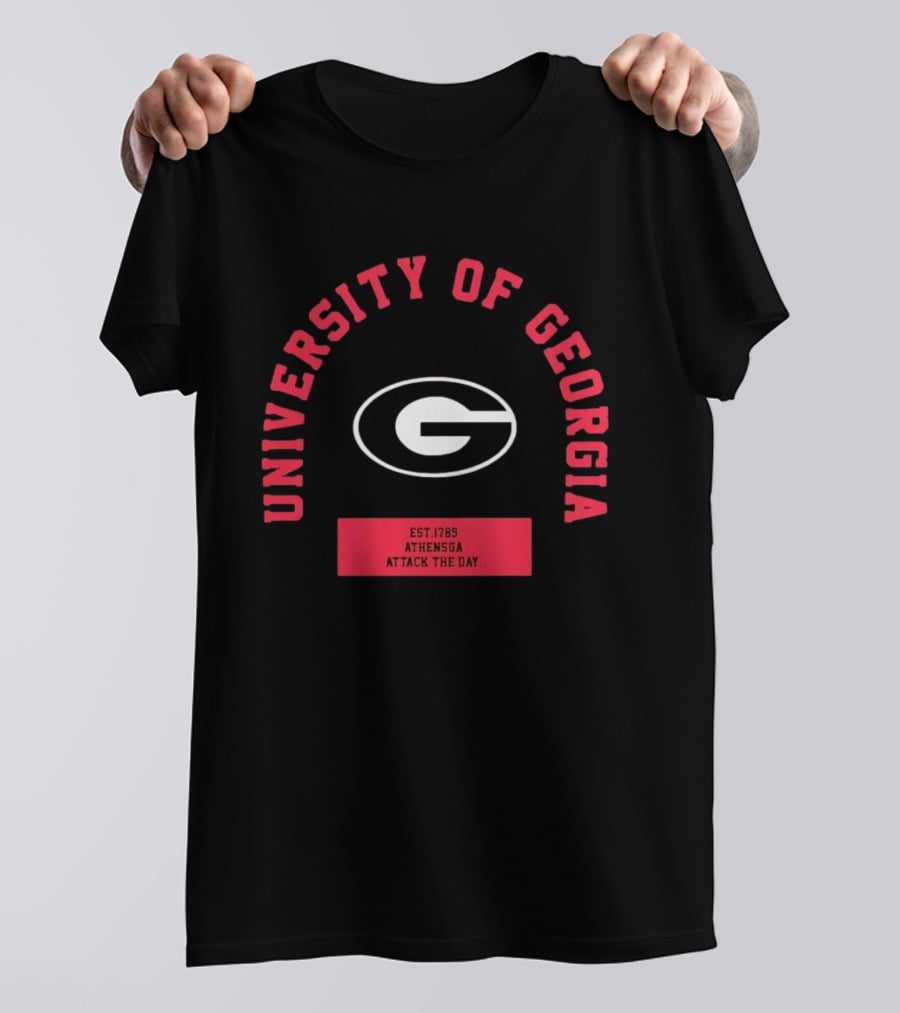 University Of Georgia Athens GA Bulldogs Attack The Day Est 1785 T-Shirt