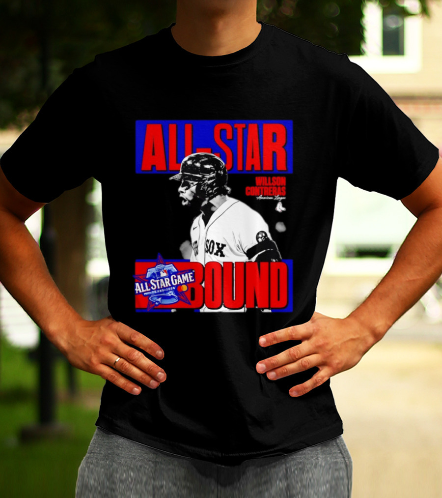 All Star Bound 2024 Willson Contreras Texas American League T-Shirt
