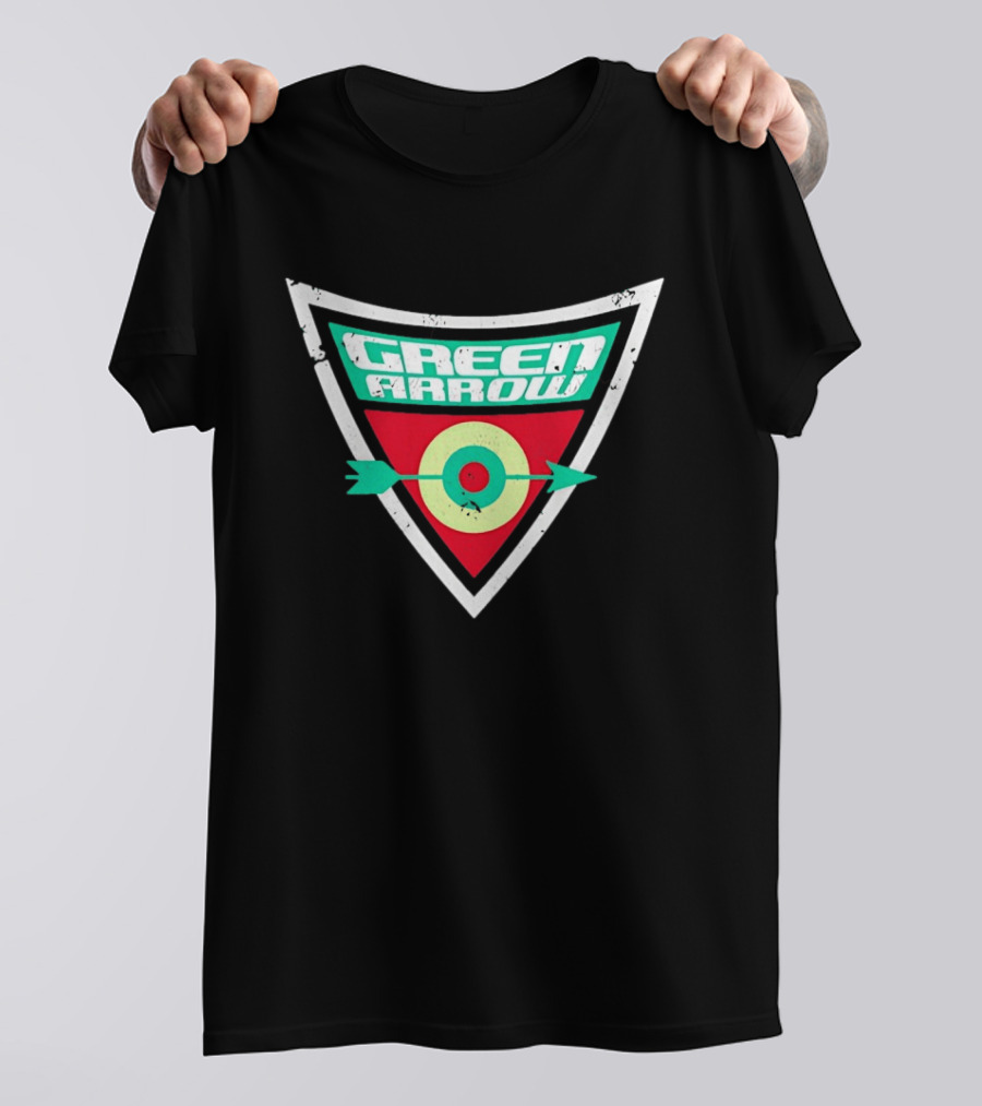 Green Arrow Archery Target Shield T-Shirt