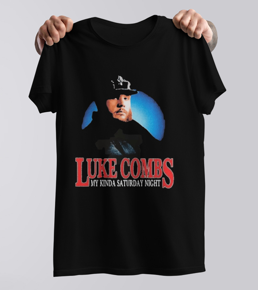 Luke Combs My Kinda Saturday Night Tour UK EU Pop Up London Dublin Edinburgh T-Shirt