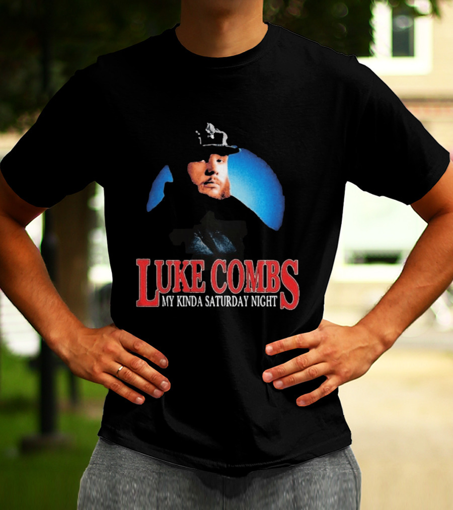 Luke Combs My Kinda Saturday Night Tour UK EU Pop Up London Dublin Edinburgh T-Shirt