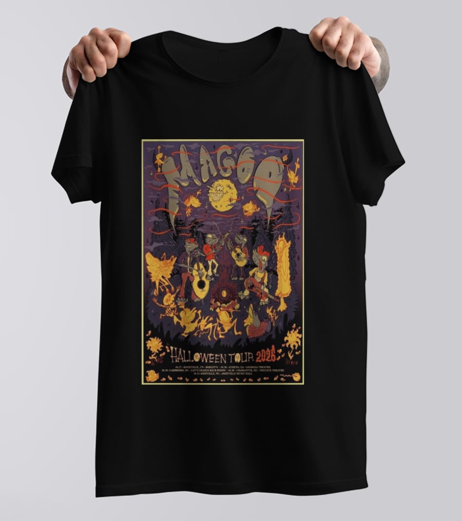 Magoo Halloween Tour 2026 Concert Dates And Locations T-Shirt