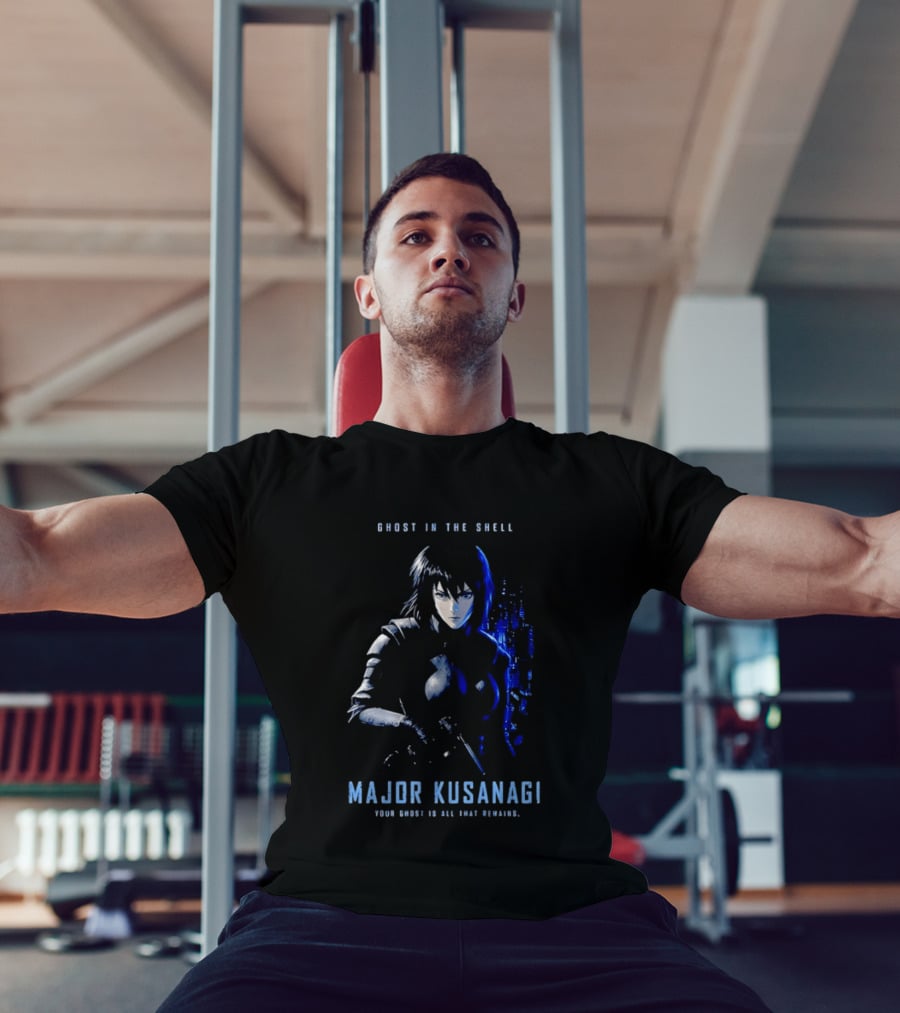 Ghost In The Shell Major Kusanagi Your Ghost Is All That Remains T-Shirt