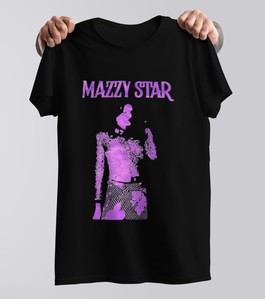 Mazzy Star Hope Sandoval Purple Aesthetic Alternative Rock T-Shirt