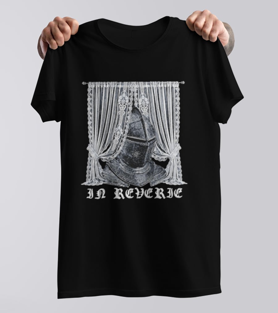 In Reverie Knight Helmet Medieval Armor Curtain T-Shirt