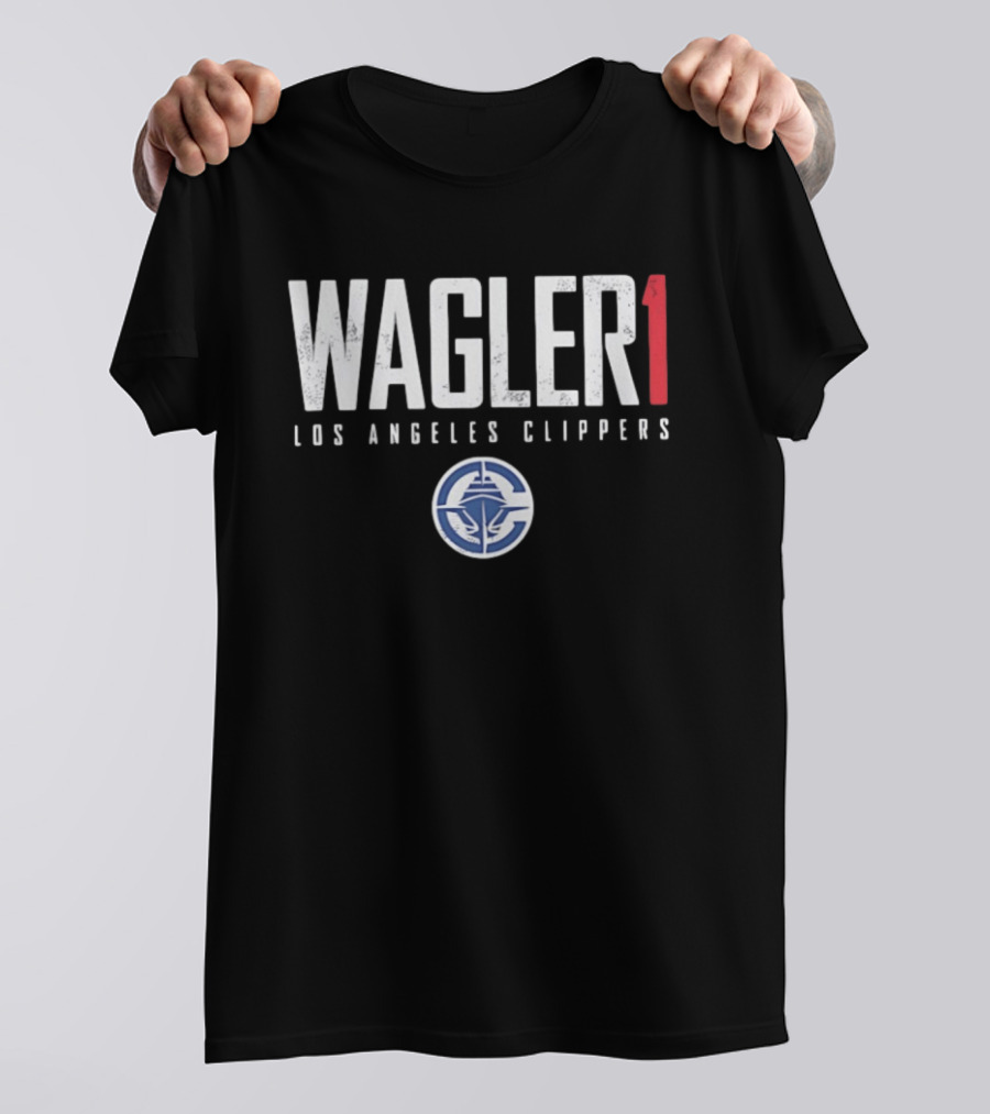 Wagler 1 Los Angeles Clippers NBA Name And Number T-Shirt
