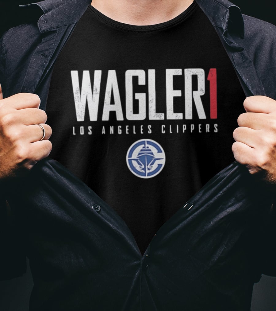 Wagler 1 Los Angeles Clippers NBA Name And Number T-Shirt