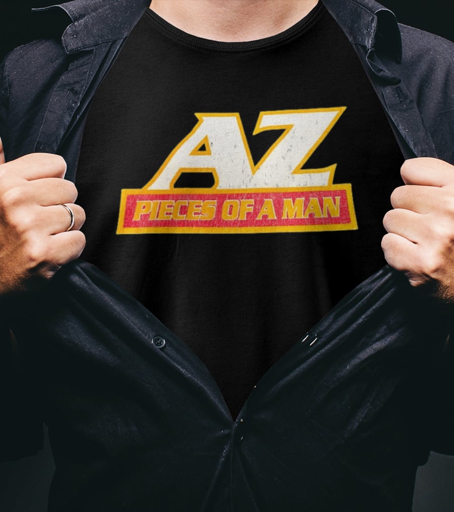 AZ Pieces Of A Man Distressed Hip Hop 90s Rap T-Shirt