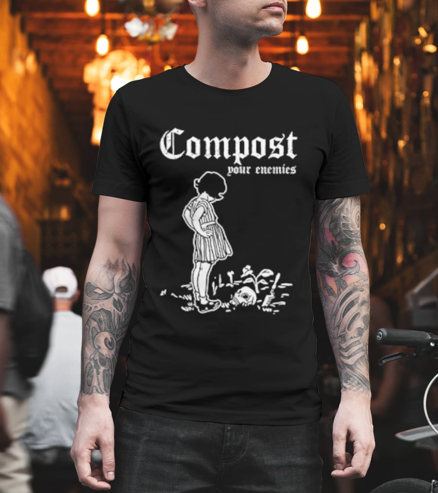 Compost Your Enemies Vintage Style Child T-Shirt