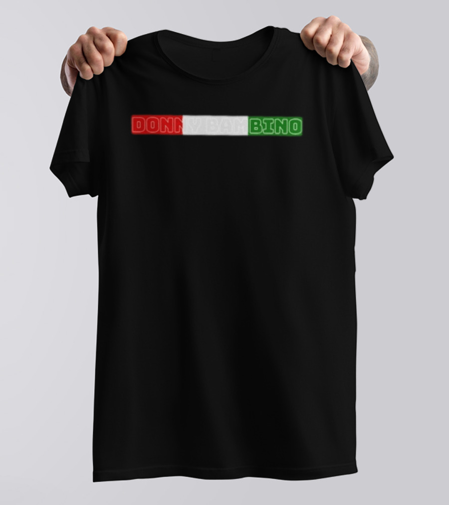 Donny Bambino Italian Flag T-Shirt