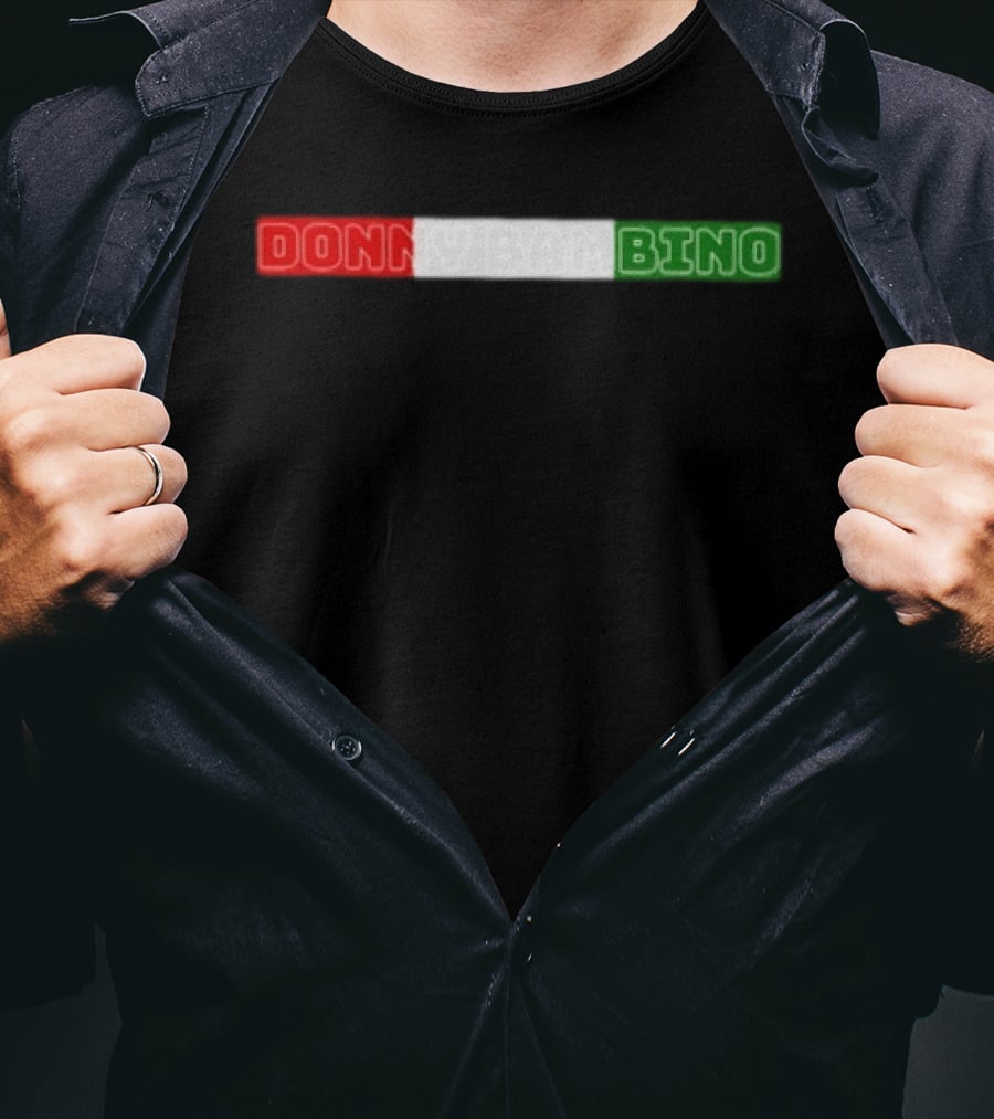 Donny Bambino Italian Flag T-Shirt