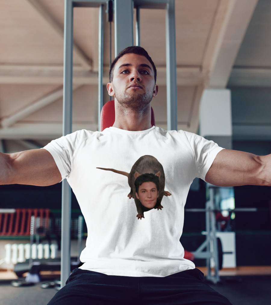 Ben Affleck Rat Meme Face Mashup T-Shirt
