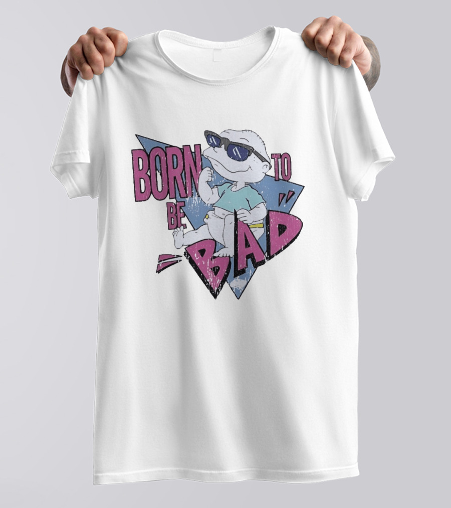 Born To Be Bad 90s Cartoon Baby Sunglasses T-Shirt