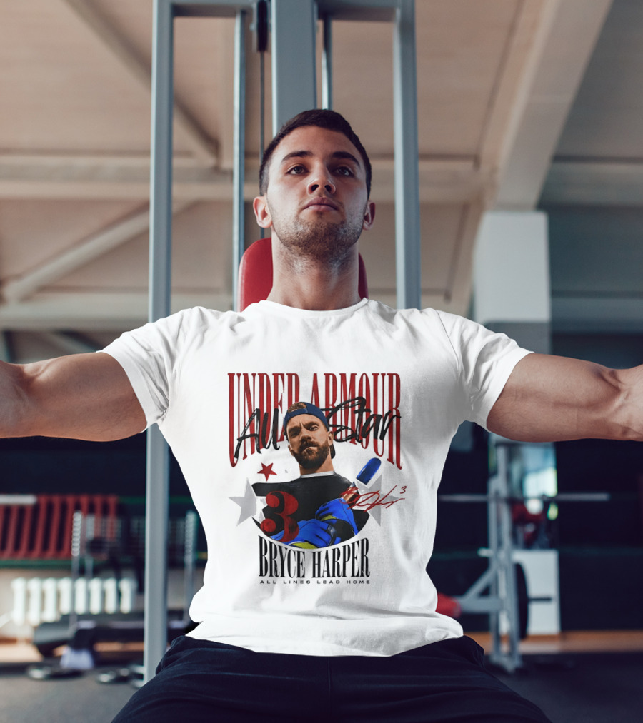 Under Armour All Star Bryce Harper All Lines Lead Home T-Shirt