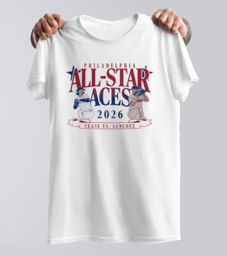 Philadelphia All Star Aces 2026 Cease Vs Sánchez T-Shirt