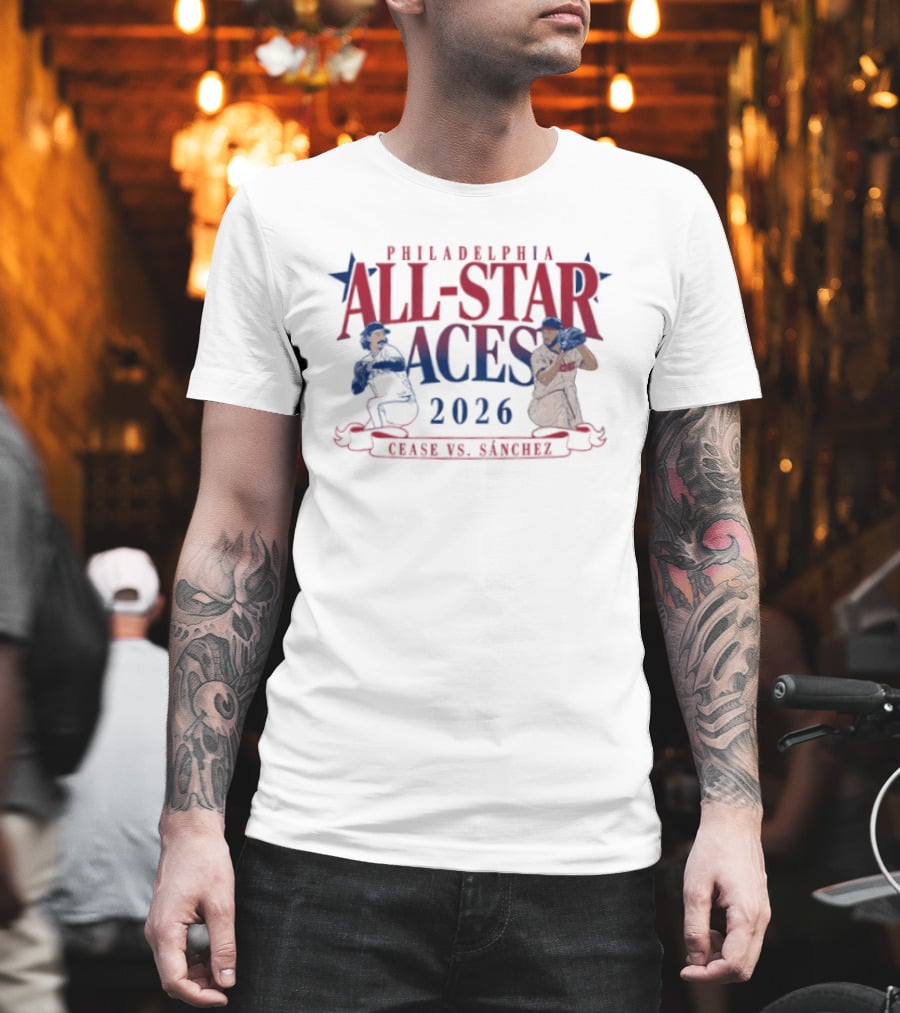 Philadelphia All Star Aces 2026 Cease Vs Sánchez T-Shirt
