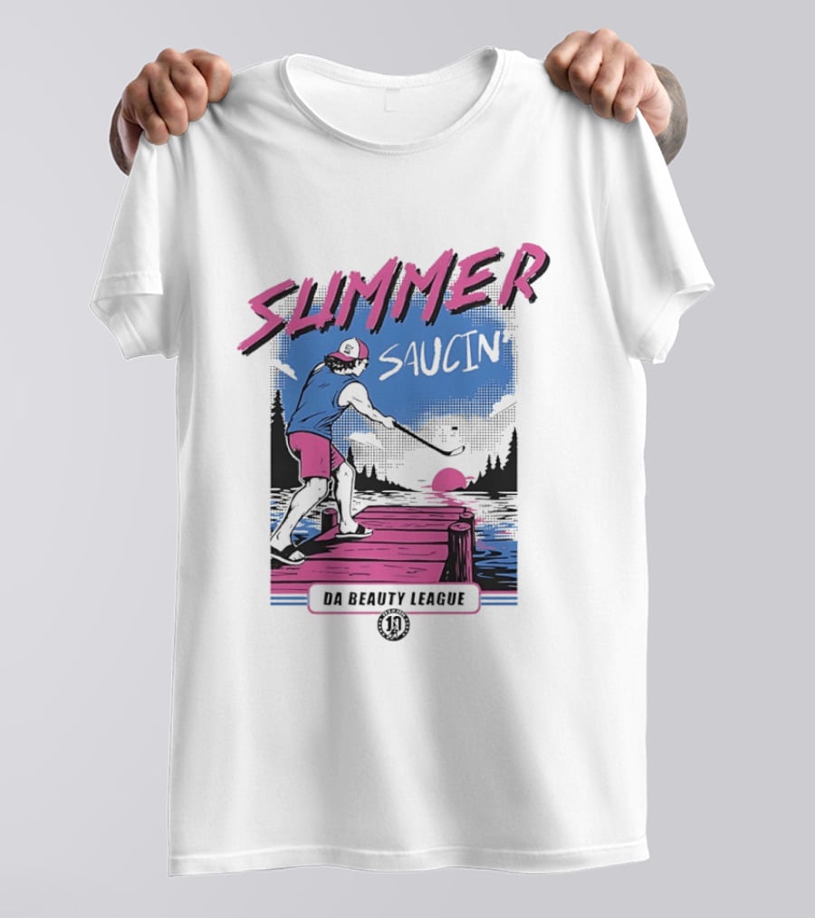 Summer Saucin Da Beauty League Hockey T-Shirt