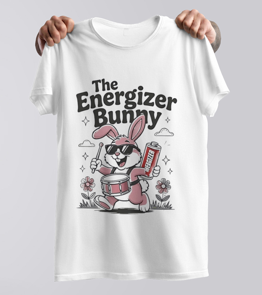 The Energizer Bunny Drummer Battery T-Shirt