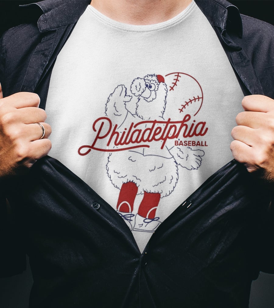 Philadelphia Phillies Phillie Phanatic Baseball T-Shirt