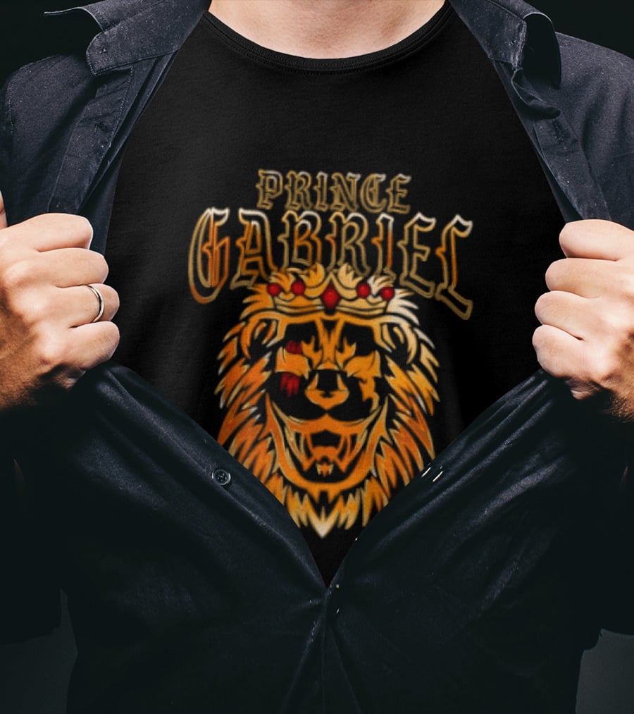 Prince Gabriel Lion King Crown Royal King T-Shirt