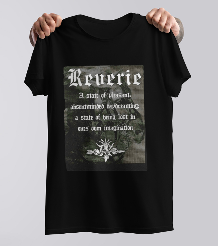 Reverie A State Of Pleasant Absentminded Daydreaming Imagination T-Shirt