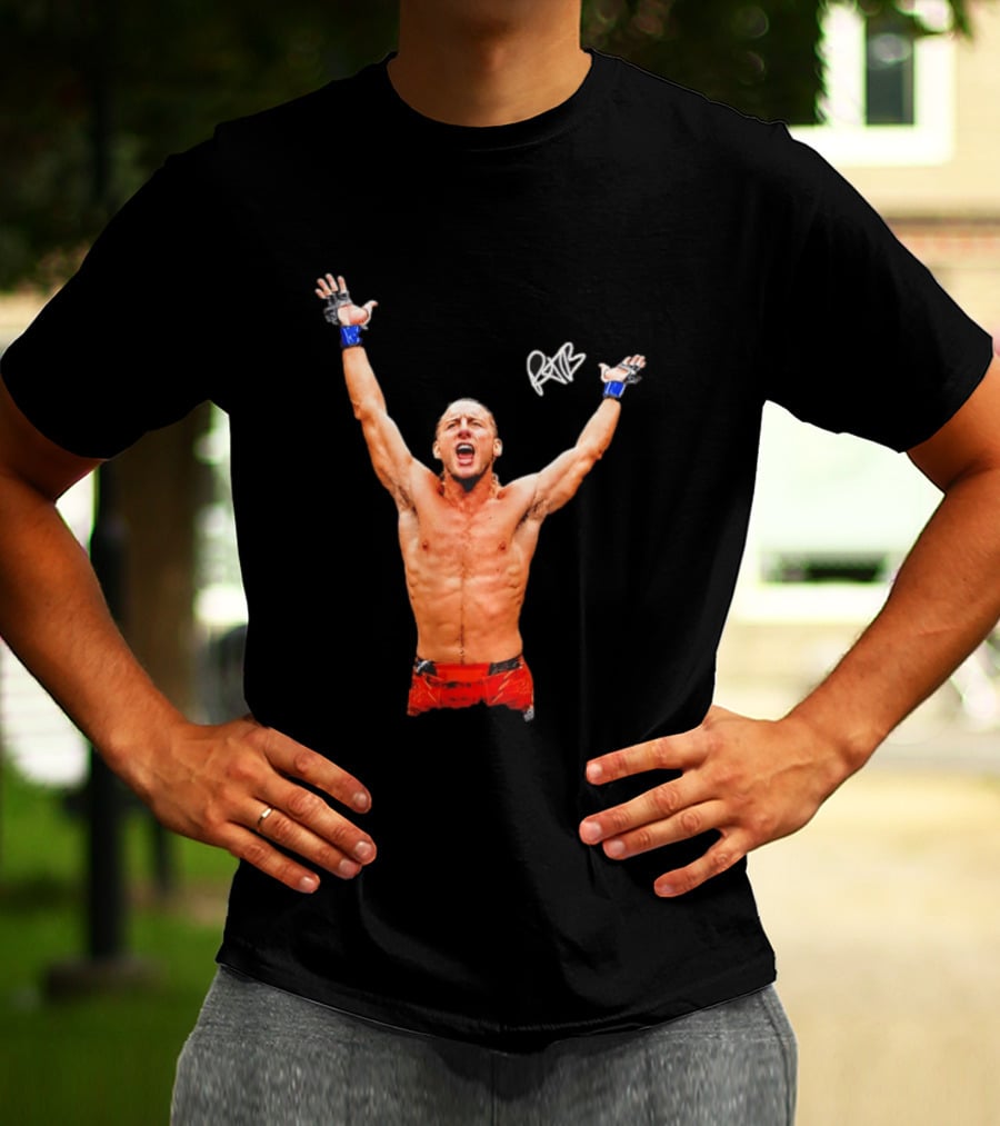Ryan Hall UFC 2026 Victory Celebration Champion Pose T-Shirt