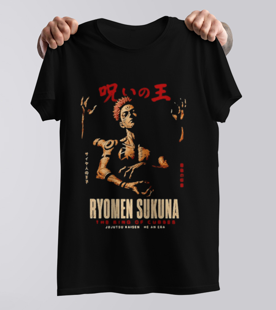 Ryomen Sukuna The King Of Curses Jujutsu Kaisen Cursed Heian Era T-Shirt