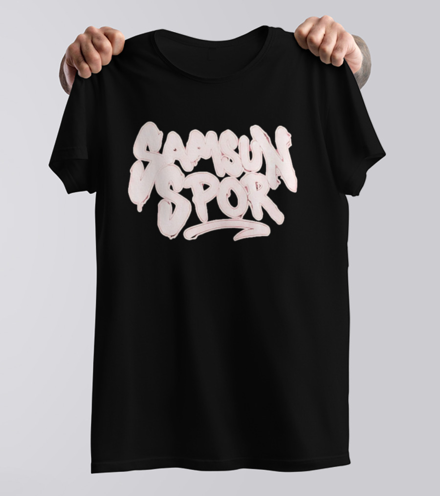 Samsun Spor Yeni Oversize Yıkamalı T-Shirt