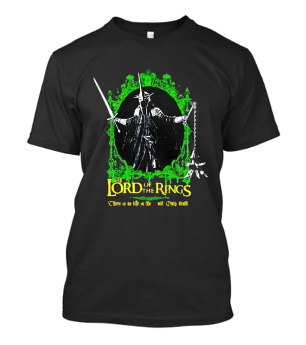 The Lord Of The Rings Witch King Of Angmar No Life In The Void Only Death T-Shirt