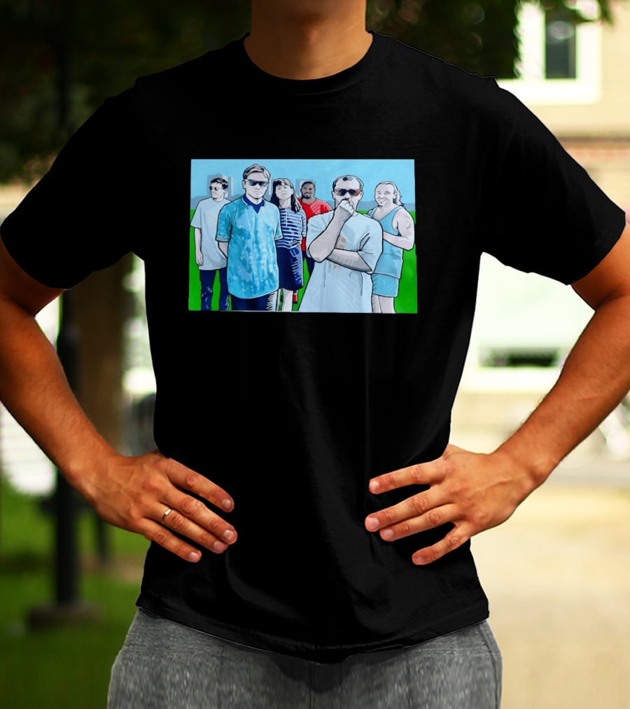 The Office Cast Illustrated Group Scene T-Shirt