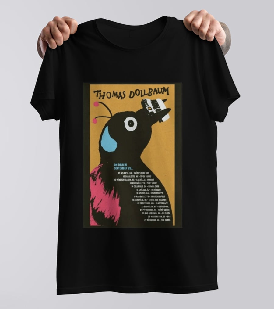Thomas Dollbaum 2026 Tour September Concert Dates And Cities List T-Shirt