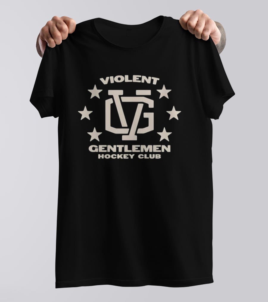 Violent Gentlemen Hockey Club VG Monogram Stars T-Shirt