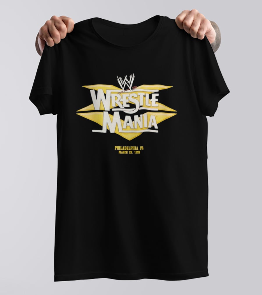 WWE WrestleMania XV Philadelphia March 28 1999 T-Shirt