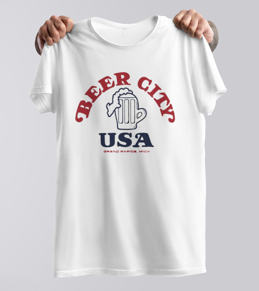 Beer City USA Grand Rapids Michigan Pint T-Shirt