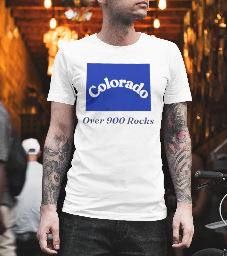 Colorado Over 900 Rocks Geology Nature Humor Celebration Stone Enthusiasts T-Shirt