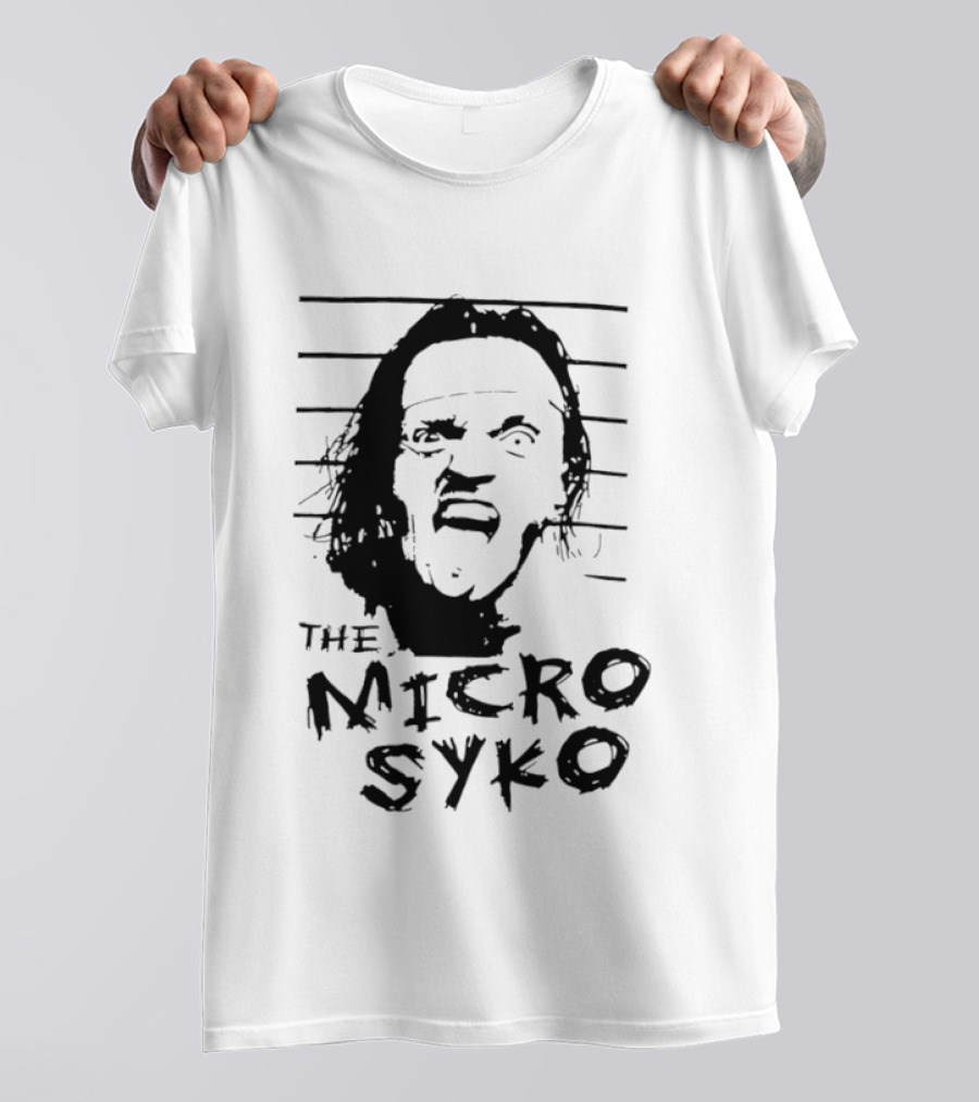John Weena Wearing The Micro Syko Iconic Face T-Shirt