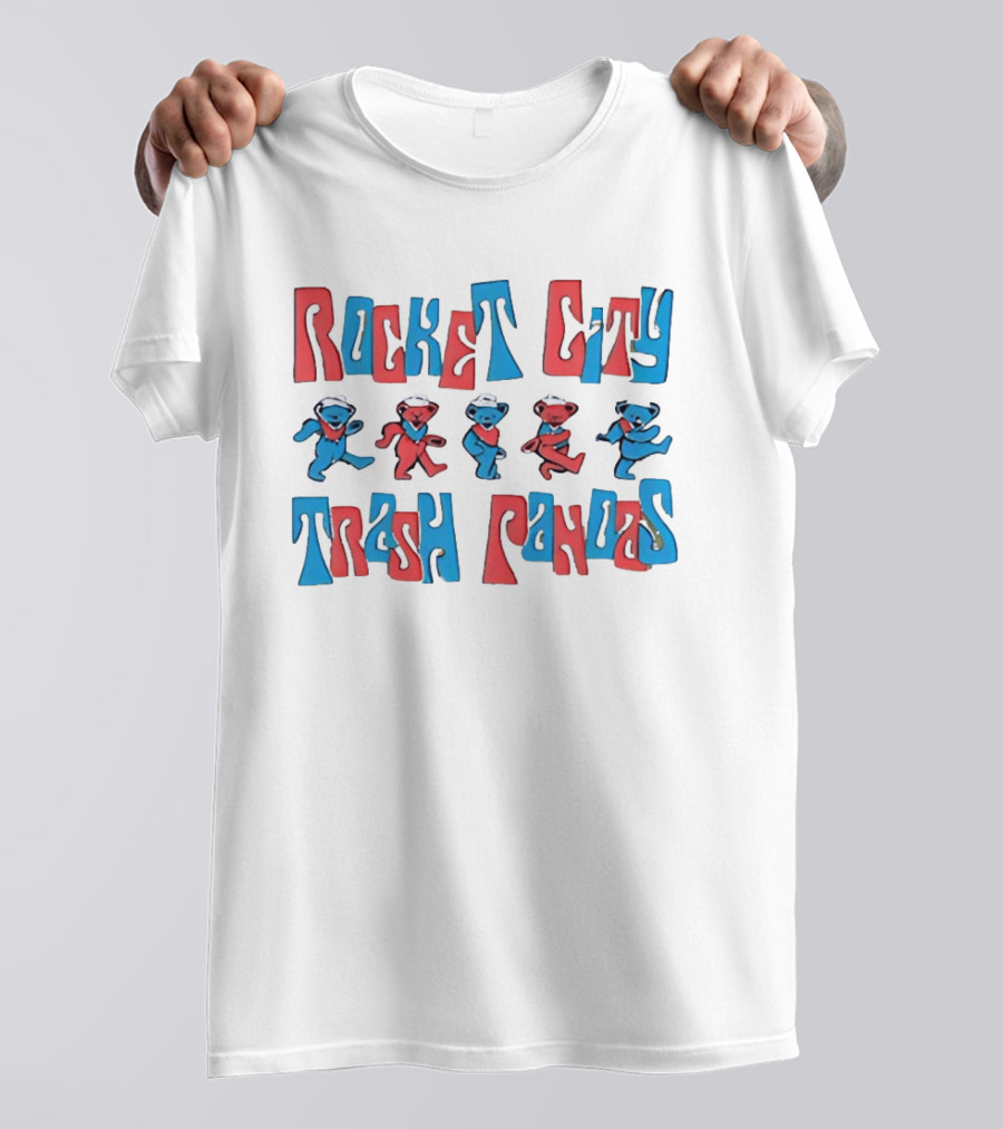 Rocket City Trash Pandas Grateful Dead Dancing Bears T-Shirt