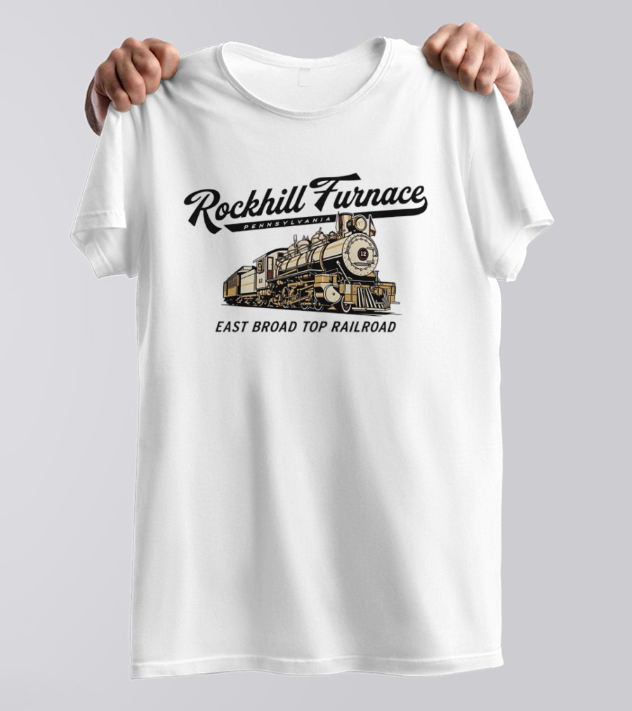 Rockhill Furnace Pennsylvania East Broad Top Railroad Steam Train 12 T-Shirt