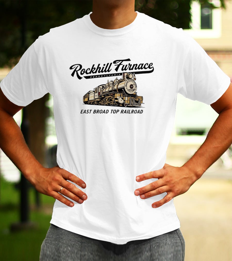 Rockhill Furnace Pennsylvania East Broad Top Railroad Steam Train 12 T-Shirt