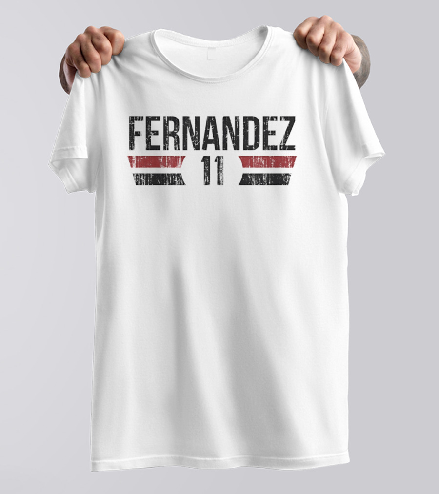 Fernandez 11 Arizona Diamondbacks Player Name And Number T-Shirt