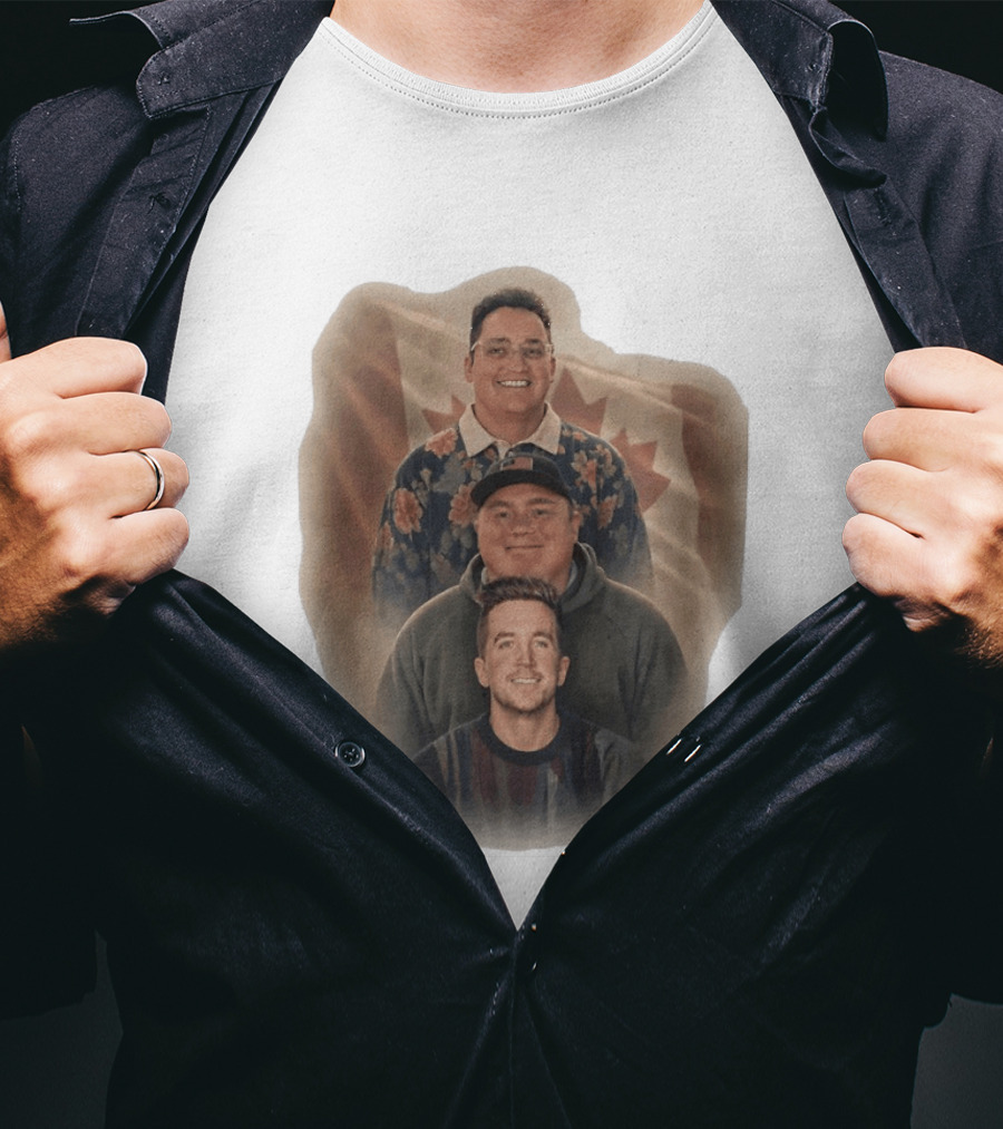 The Nelk Boys Kyle Forgeard SteveWillDoIt Canadian Flag T-Shirt