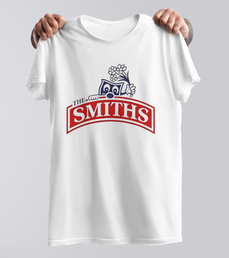 The Smiths Band Indie Rock Morrissey Sneaky Pete Peeking Lilac Daisies T-Shirt