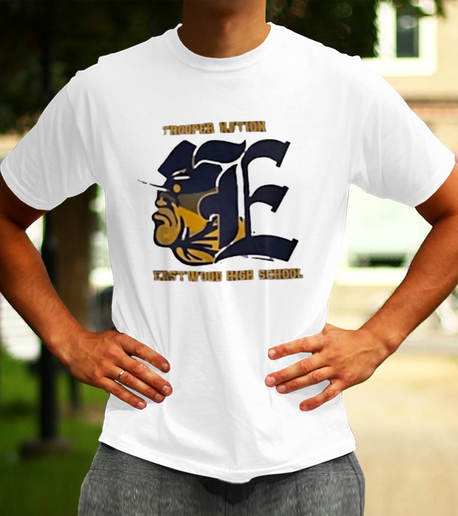 Trooper Nation Eastwood High School Football FE T-Shirt