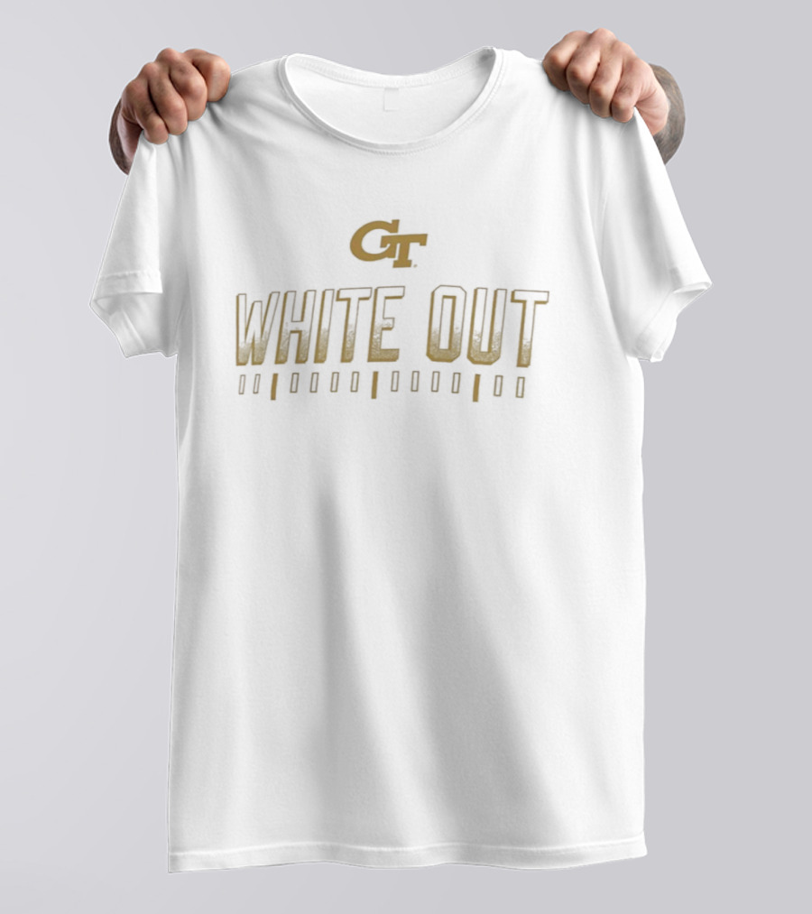 GT White Out Georgia Tech Yellow Jackets 2026 Football Season T-Shirt