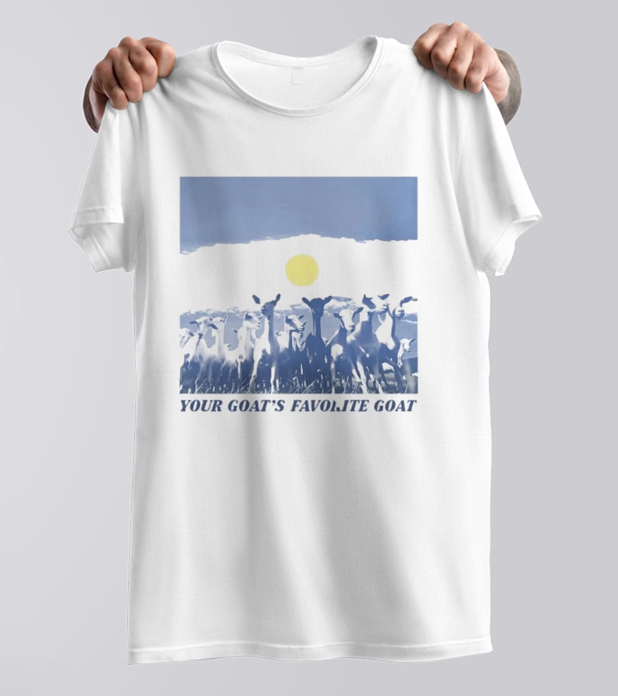 YOUR GOAT'S FAVORITE GOAT Moonlit Pasture T-Shirt