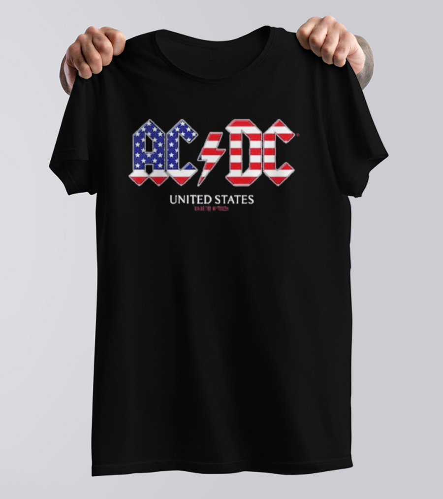 ACDC United States Tour 2026 American Flag T-Shirt