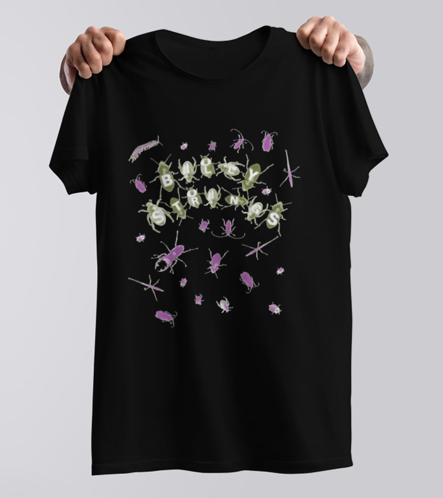 Billy Strings Summer 2026 Tour Bugs Lime And Purple Insects With Dates T-Shirt
